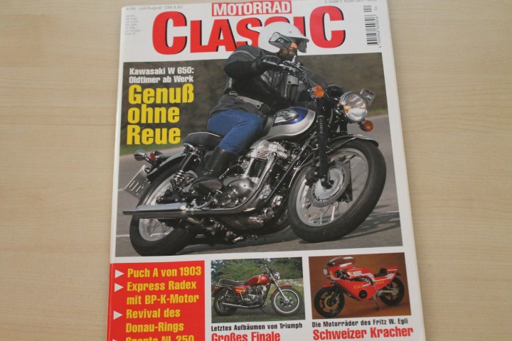 Deckblatt Motorrad Classic (04/1999)